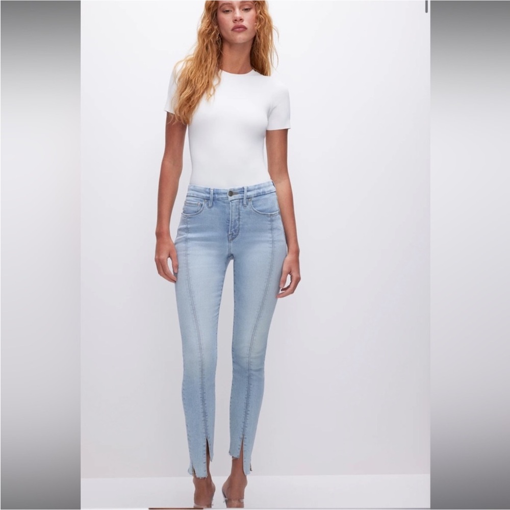 Good American Light Blue Skinny Jeans